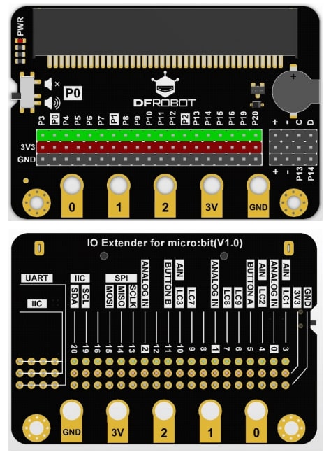 DFRobot micro:IO Extender Board